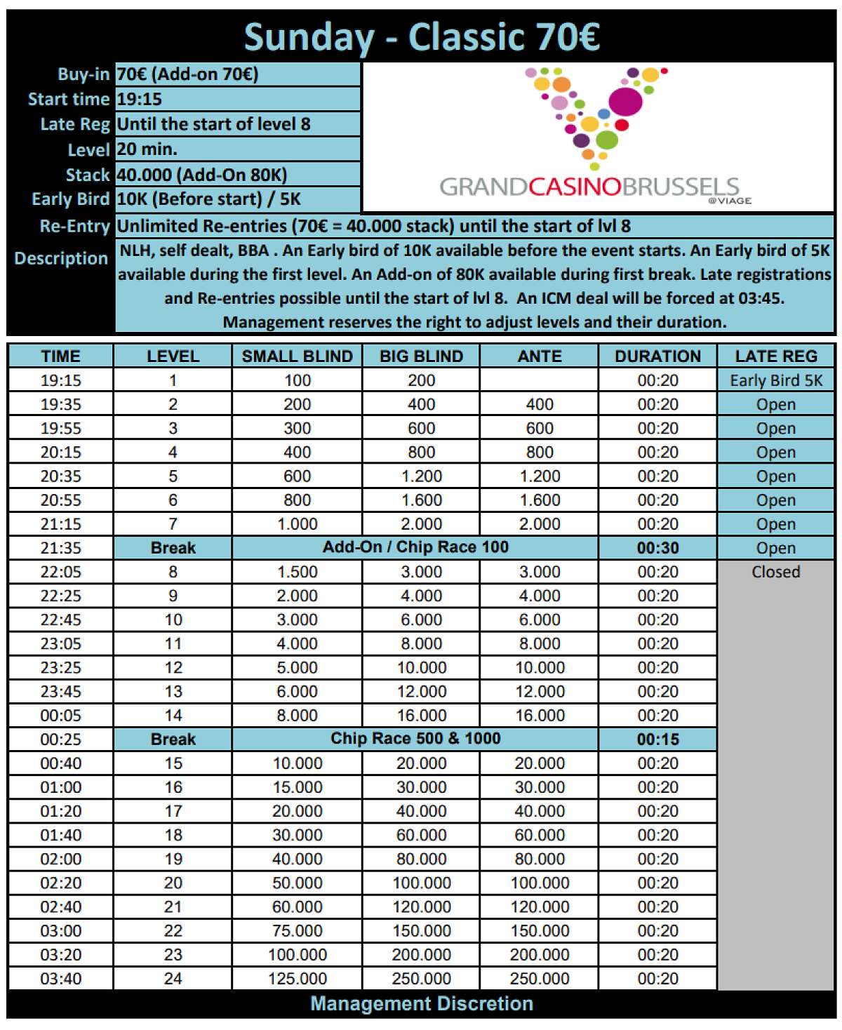 Sunday - Classic - 70€